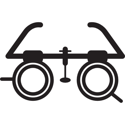 eyeglass test icon